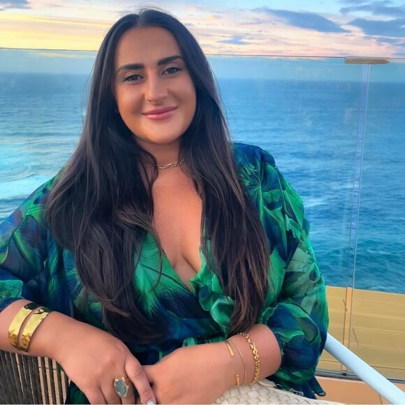 Silk green maxi dress - Picture 2 of 8